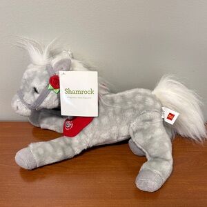 Shamrock Gray Stuffed Horse Toy